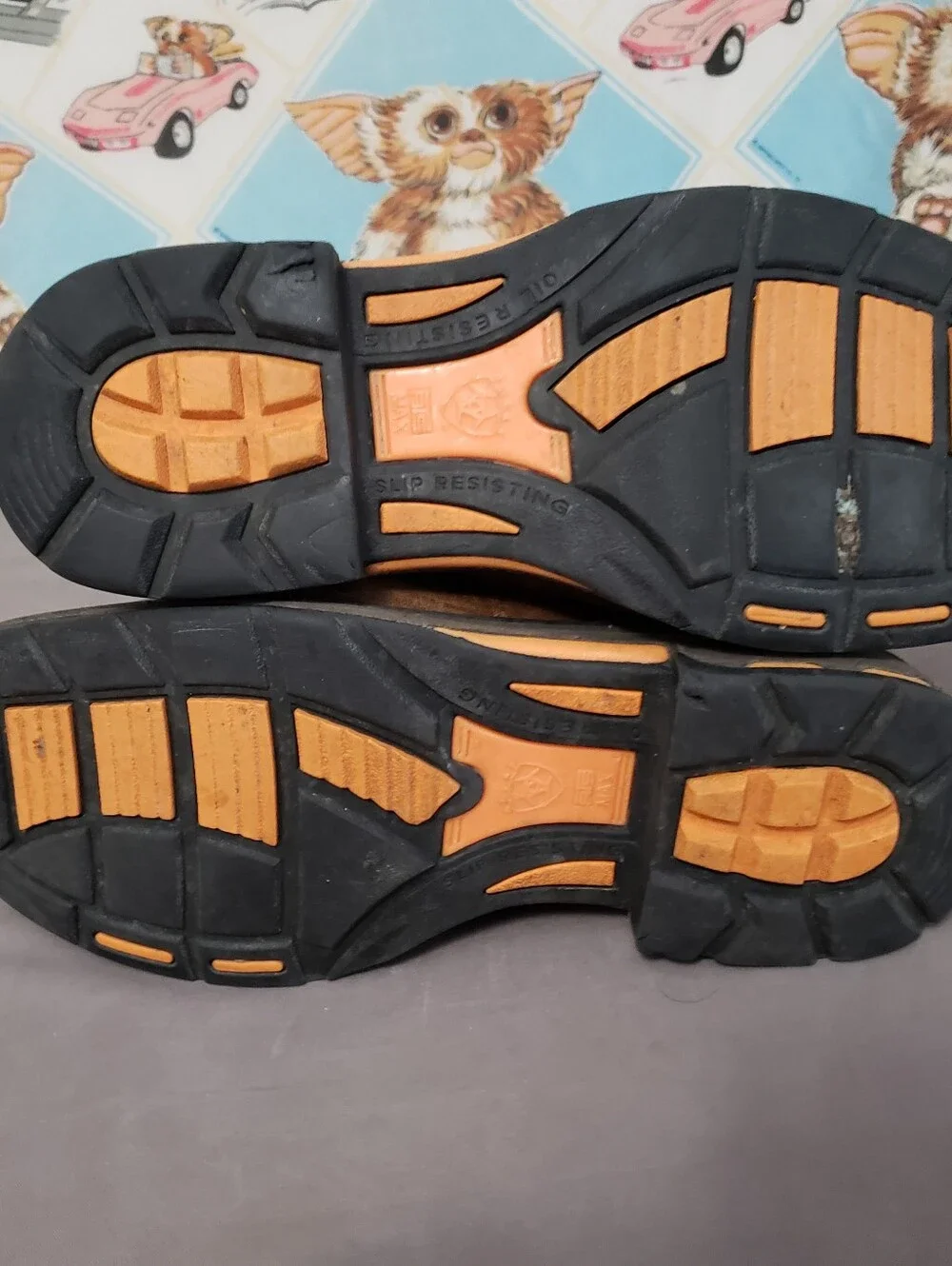 Ariat Men's Two-Tone Brown & Orange Western Work Boots Size 9D - Picture 11 of 11